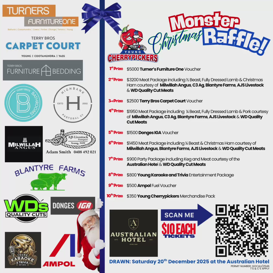 2025 Cherrypickers Monster Raffle